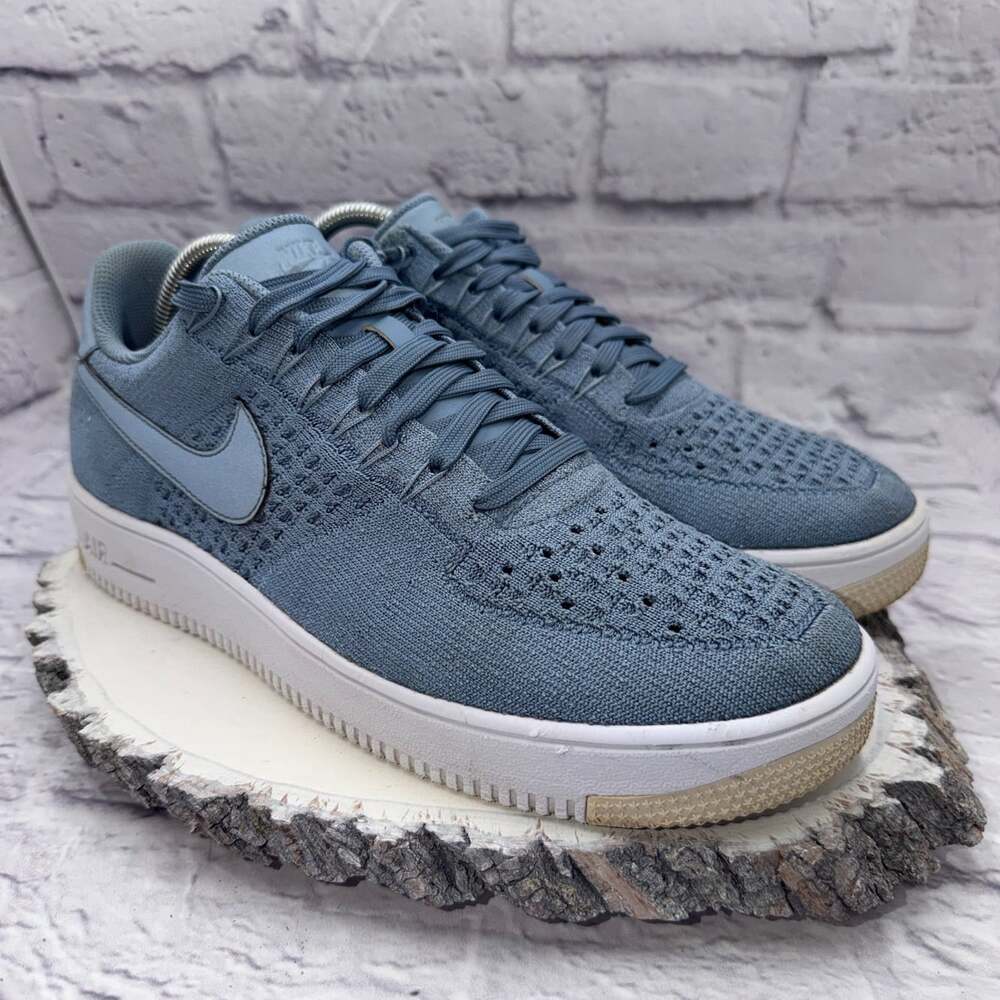 Nike Air Force 1 Ultra Flyknit Low Shoes Mens Size 10.5 Work Blue 817419-402